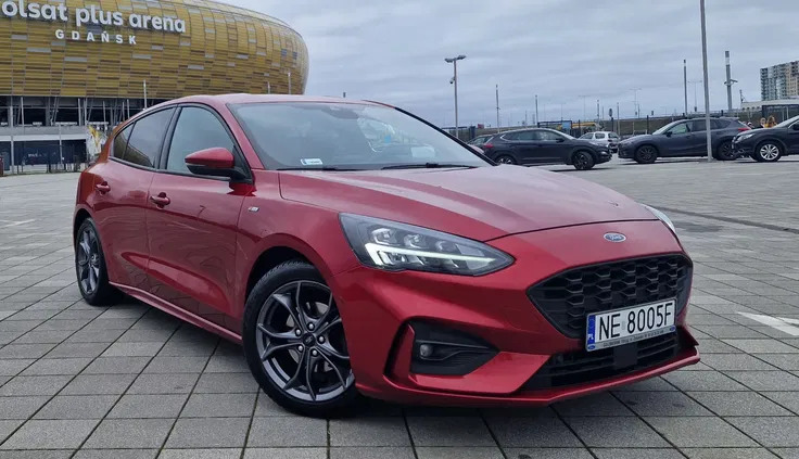 ford focus Ford Focus cena 71500 przebieg: 59300, rok produkcji 2018 z Gdańsk